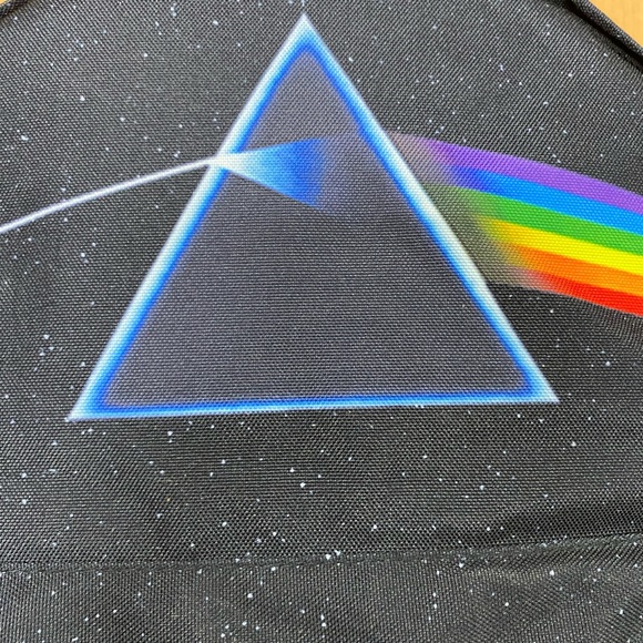 Pink Floyd Dark Side of the Moon Book Bag Back Pack by Rocksax - Picture 2 of 7